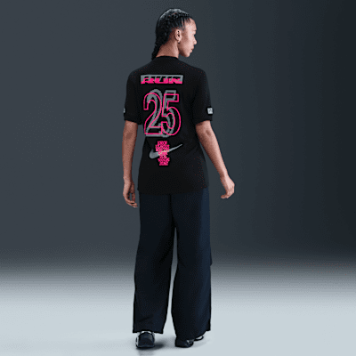 Jersey de correr Dri-FIT con gráfico para mujer Nike