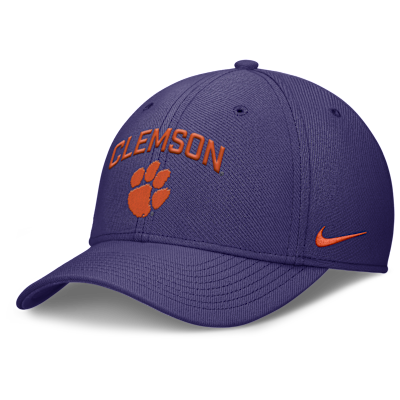 Clemson On-Field Rise Swoosh Men's Nike Dri-FIT College Hat