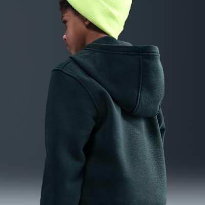 Kylian Mbappé Club Fleece Big Kids' Nike Dri-FIT Soccer Hoodie