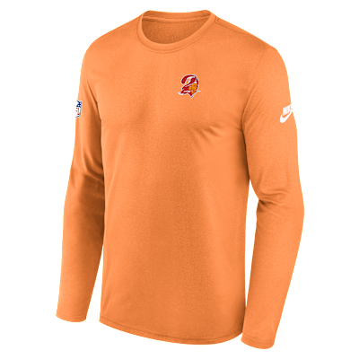 Tampa Bay Buccaneers Alt Legend Small Logo Men's Nike Dri-FIT NFL Long-Sleeve T-Shirt