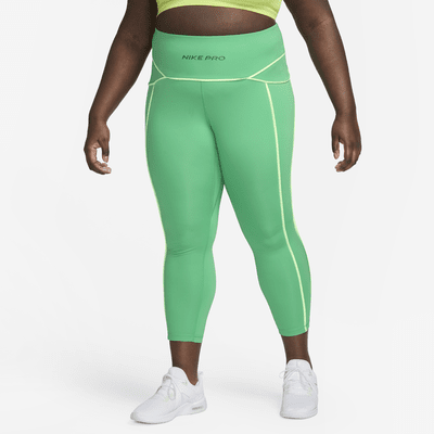 Nike Pro Mid-Rise 7/8 Leggings (Plus Size). Nike.com