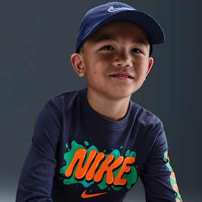 Playera de manga larga Slime para niños talla pequeña Nike