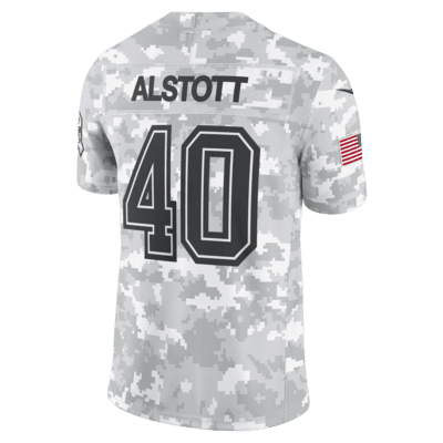 Jersey Nike Dri-FIT de la NFL Limited para hombre Mike Alstott Tampa Bay Buccaneers Salute to Service