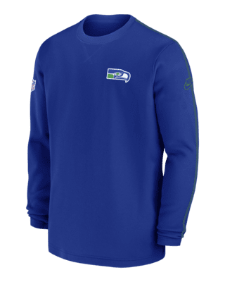 Мужские  Seattle Seahawks Logo Coach Men’s Nike NFL Long-Sleeve Top