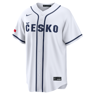 Czech Republic National Baseball Team 2026 World Baseball Classic Men's Nike Stadium Jersey