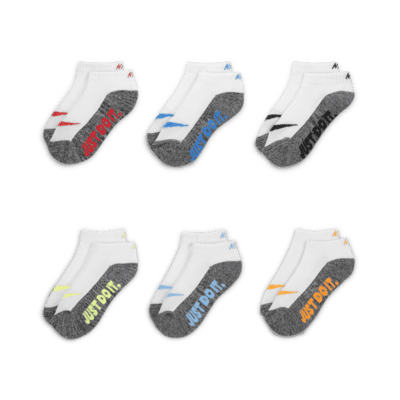 Nike Kids' Cushioned No-Show Socks (6-Pack)