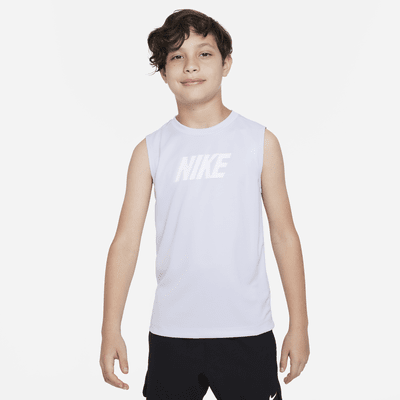 Nike Dri-FIT Multi+ Big Kids' (Boys') Sleeveless Training Top. Nike.com