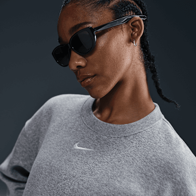 Sweat oversize à col ras-du-cou Nike Sportswear Phoenix Fleece pour Femme