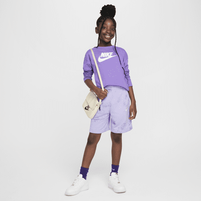 Playera de manga larga para niña talla grande Nike Sportswear