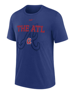 Nike / Men's Atlanta Braves Blue Rewind Polo