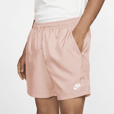 nike woven shorts orange