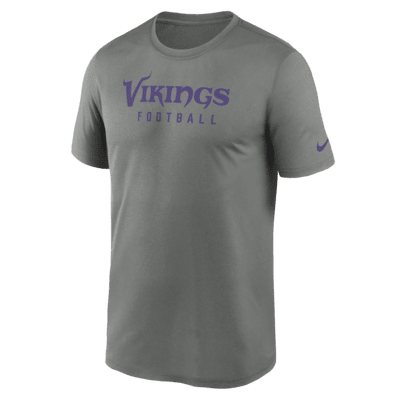 Men's Nike Heathered Gray/Black Minnesota Vikings Sideline