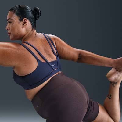 Nike Zenvy Strappy Women's Light-Support Padded Sports Bra (Plus Size)