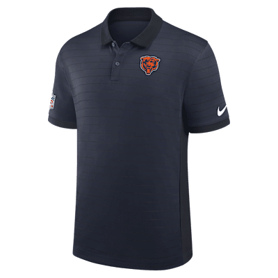 Chicago Bears Sideline Victory Stripe Men's Nike Dri-FIT NFL Polo