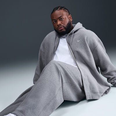 Pantalon en Fleece à ourlet ouvert Nike Solo Swoosh pour homme