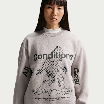 Sudadera de cuello redondo sin cierre Therma-FIT para hombre Nike ACG "Tuff Fleece"