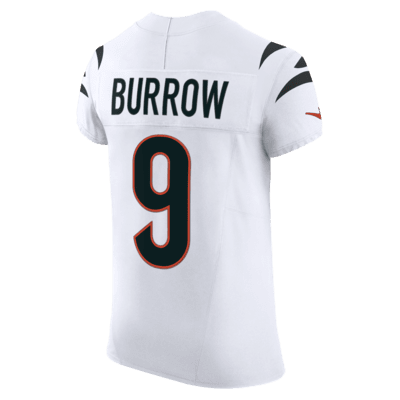 Jersey de fútbol americano Nike Dri-FIT de la NFL Elite para hombre Joe Burrow Cincinnati Bengals