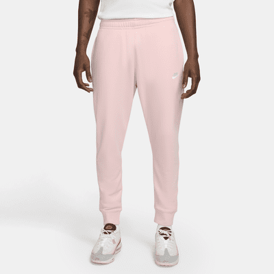 NIKE Sportswear Big Swoosh Joggers Mens MEDIUM Pink Grey Track pants  Polyester