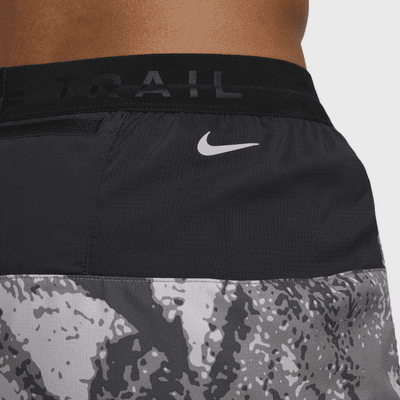 Nike Trail Stride Dri-FIT hardloopshorts met binnenbroekje voor heren (18 cm)