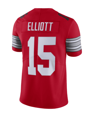 Framed Ezekiel Elliot Ohio State Buckeyes Autographed Scarlet Nike Game  Jersey
