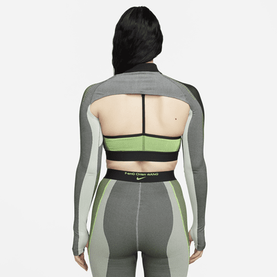 Nike Pro x Feng Chen Wang Leggings in Off Noir/Light Smoke Grey