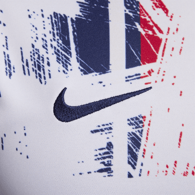 Haut de foot à manches courtes d'avant-match Nike Dri-FIT Paris Saint-Germain Academy Pro Extérieur pour homme