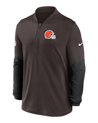 Мужские  Cleveland Browns Feel The Pressure Nike Dri-FIT NFL 1/2-Zip Top