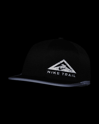 nike trail hat black