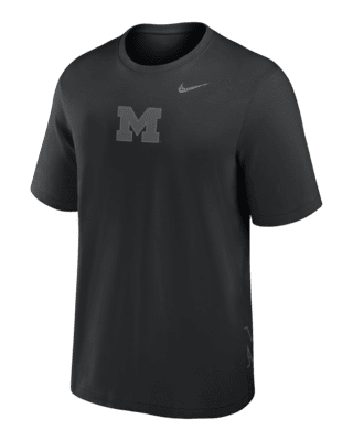 Мужская футболка Michigan Wolverines Performance Primary Statement Nike Dri-FIT College