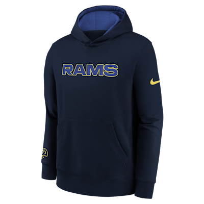 Los Angeles Rams Rivalry Club Big Kids' Nike NFL Pullover Hoodie