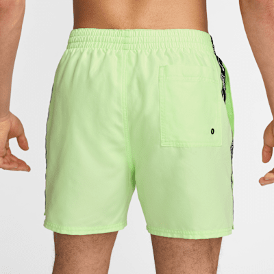 Short de volley 13 cm Nike Swim Logo Tape Lap pour homme