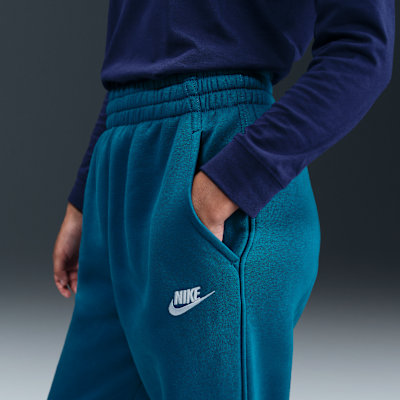 Pants holgados para niños talla grande Nike Sportswear Club Fleece