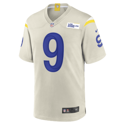 Jersey de fútbol americano Game para hombre NFL Los Angeles Rams (Matthew Stafford)