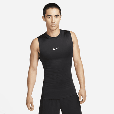 เสื้อฟิตเนสแขนกุดทรงรัดรูปผู้ชาย Dri-FIT Nike Pro