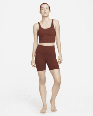 nike yoga luxe women's infinalon crop top