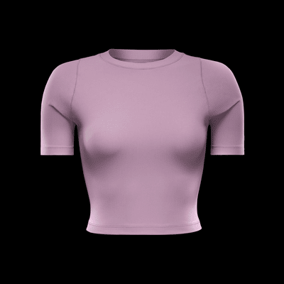 Playera de manga corta Dri-FIT para mujer Nike Zenvy Rib