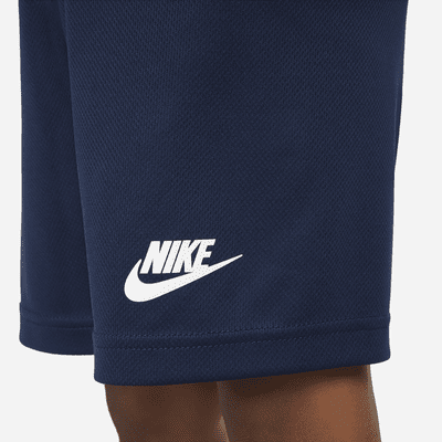 Set Nike Sportswear med shorts i sweatshirttyg för barn