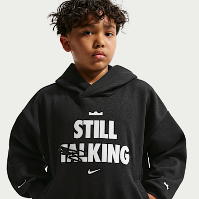 LeBron "Shut Up And Dribble" Big Kids' Basketball Pullover Hoodie