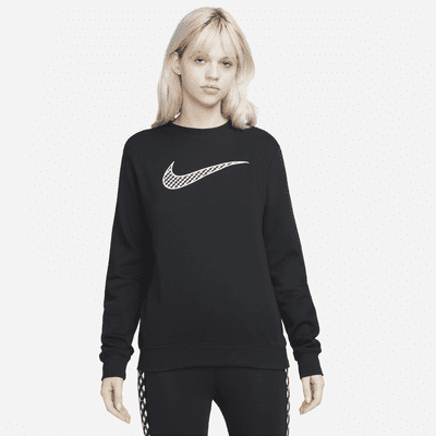 Nike Sportswear Club Fleece Women's Gingham Logo Crew-Neck Sweatshirt