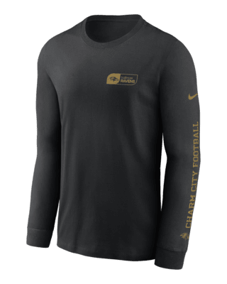 Мужская футболка Baltimore Ravens All Out Nike NFL Long-Sleeve