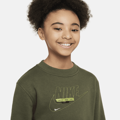 Nike Sportswear Club Big Kids' Crew-Neck Sweatshirt