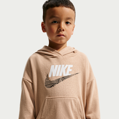 Conjunto de 2 piezas con sudadera sin cierre de French Terry oversized infantil Nike Sportswear In The Zone