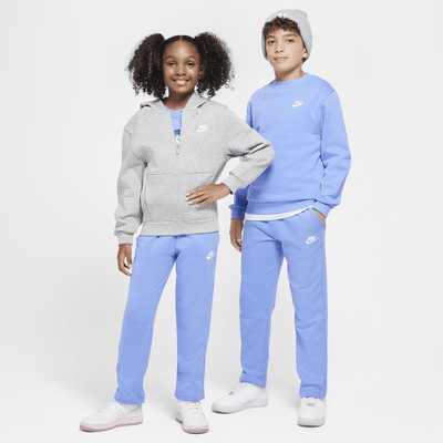 Nike Sportswear Club Fleece Big Kids' Open-Hem Pants