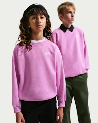Детский свитшот Nike Sportswear Club Fleece Big Kids' Oversized
