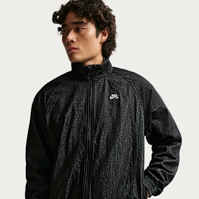 나이키 SB 데님 풀집 트랙 재킷