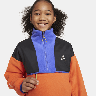 Túnica holgada para niños talla grande Nike ACG "Wolf Tree"