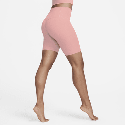 Shorts de ciclista de cintura alta de 20 cm con soporte suave para mujer Nike Zenvy