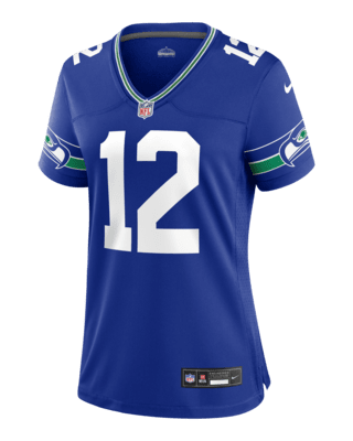 Женские джерси 12th Fan Seattle Seahawks Nike NFL Game Football Jersey для футбола