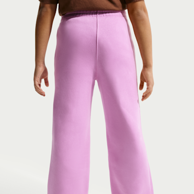 Nike Sportswear Club Fleece Girls' Wide-Leg Trousers