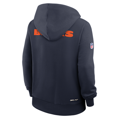 Chicago Bears Sideline Women's Nike Dri-FIT NFL Pullover Hoodie